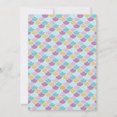 Mermaid Pirate Geburtstagsparty Einladung (Rückseite)