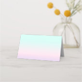 Mermaid Platzkarte Mermaid Tischnummer Pink Gold (Rückseite)