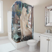 Mermaid Pondering Duschvorhang (Beispiel)