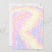 Mermaid Pool Meer Party Rosa Geburtstag hell Einladung (Rückseite)