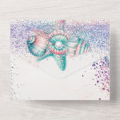 Mermaid Pool-Party Einladung (Rückseite)