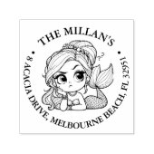 Mermaid Pool-Party Permastempel (Design)