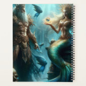 Mermaid Poseidon Calendar Planer (Rückseite)