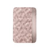 Mermaid Posh Scale | Dusty Terracotta Peach Sheen Badematte (Vorderseite Vertikal)