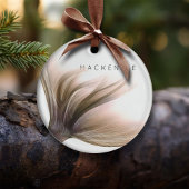 Mermaid Posh Schwanz | Dusty Terracotta Peach Cust Keramik Ornament