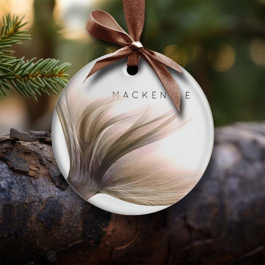 Mermaid Posh Schwanz | Dusty Terracotta Peach Cust Keramik Ornament