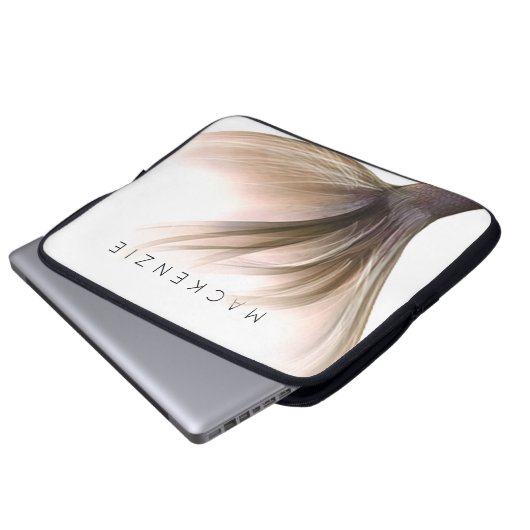 Mermaid Posh Schwanz | Dusty Terracotta Peach Cust Laptopschutzhülle (Vorne Knopf)