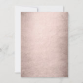 Mermaid Posh Schwanz | Dusty Terracotta Peach Cust Mitteilungskarte (Rückseite)