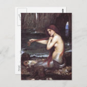 Mermaid Postcard Postkarte (Vorne/Hinten)