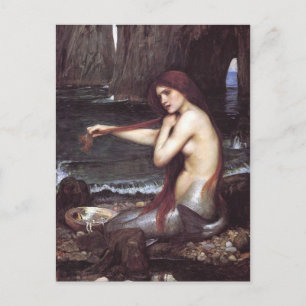 Mermaid Postcard Postkarte
