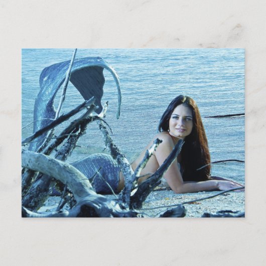 Mermaid Postcard Postkarte (Vorderseite)