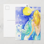 Mermaid Postcard Postkarte (Vorne/Hinten)