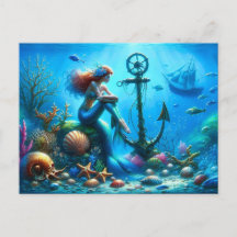 Mermaid Postcard