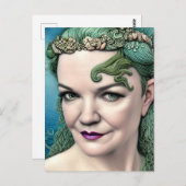 Mermaid Postcard Postkarte (Vorne/Hinten)