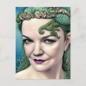 Mermaid Postcard Postkarte (Vorderseite)