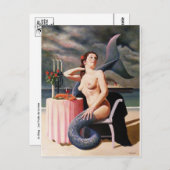 Mermaid Postcard Postkarte (Vorne/Hinten)