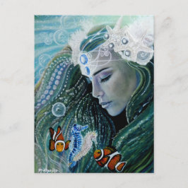 Mermaid Postcard Postkarte