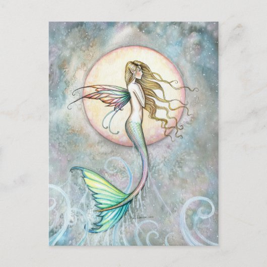 Mermaid Postcard von Molly Harrison Postkarte (Vorderseite)