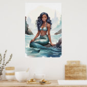 Mermaid Poster (Küche)