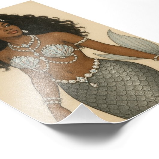 Mermaid Poster (Ecke)