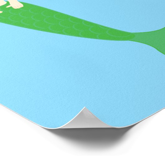 Mermaid Poster (Ecke)