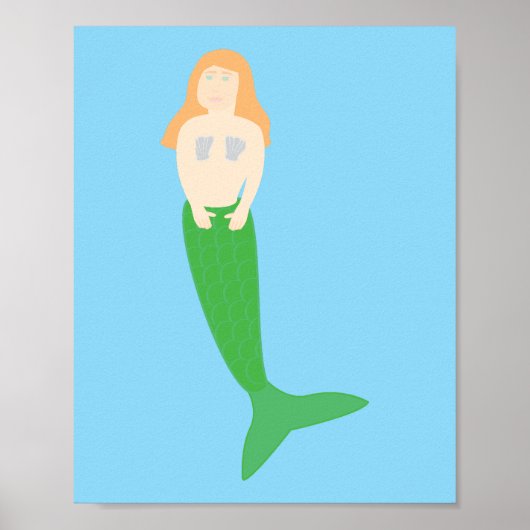 Mermaid Poster (Vorne)