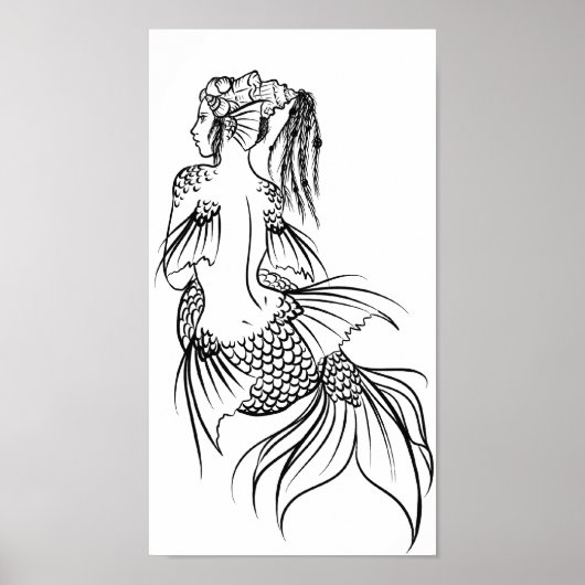 Mermaid Poster (Vorne)