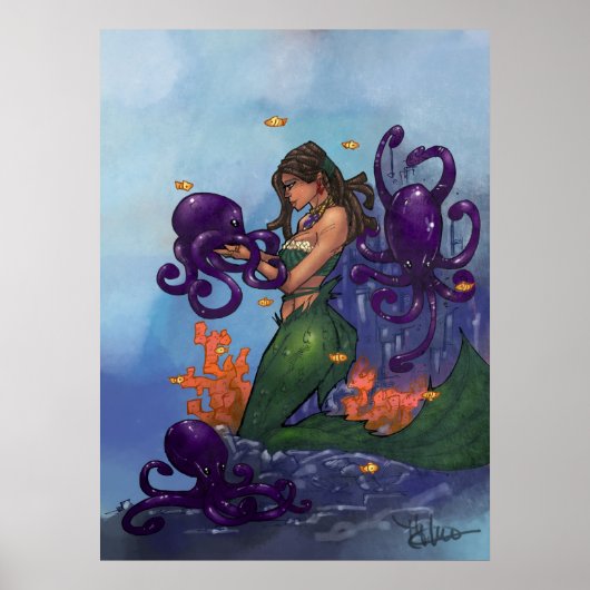 Mermaid Poster (Vorne)