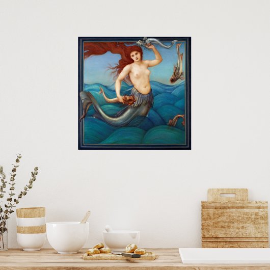 Mermaid Poster (Küche)