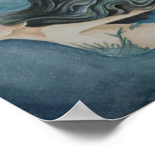 Mermaid Poster (Ecke)