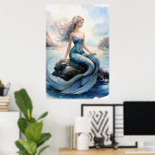 Mermaid Poster (Heimbüro)