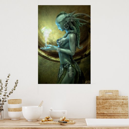 Mermaid Poster (Küche)