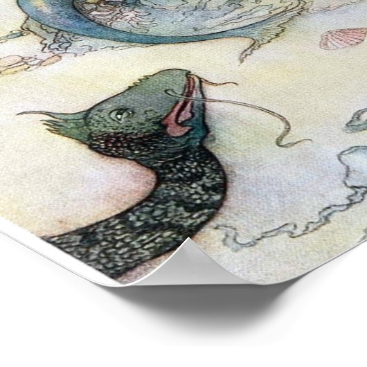 Mermaid Poster (Ecke)