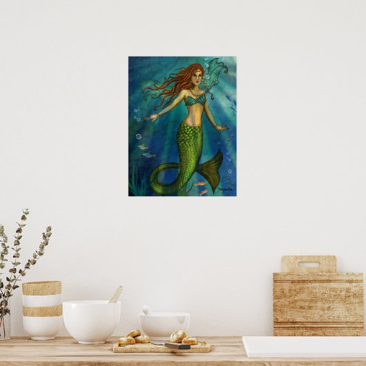 Mermaid Poster (Küche)