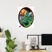 Mermaid Poster (Heimbüro)