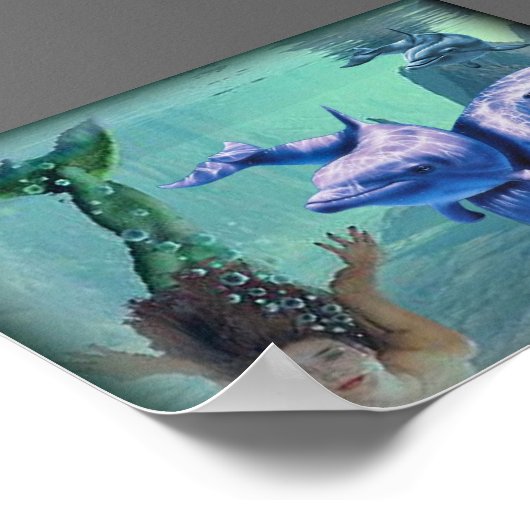 Mermaid Poster (Ecke)