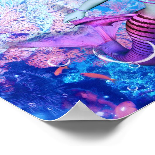 Mermaid Poster (Ecke)