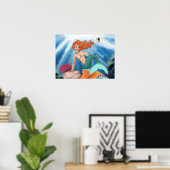 Mermaid Poster (Heimbüro)