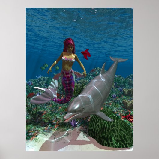 Mermaid Poster (Vorne)