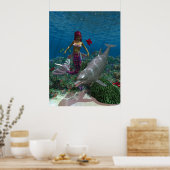 Mermaid Poster (Küche)