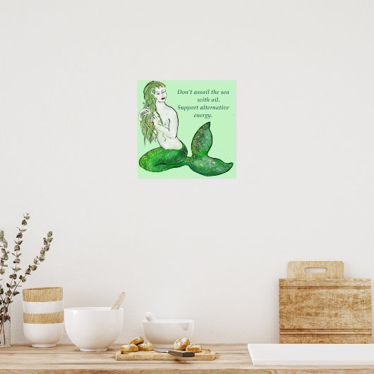 Mermaid Poster (Küche)