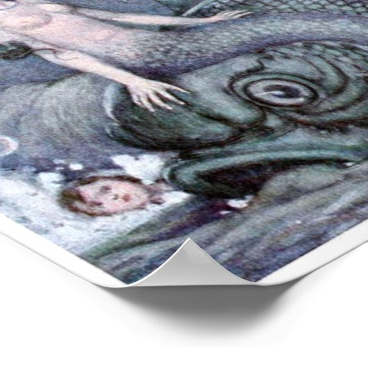 Mermaid Poster (Ecke)