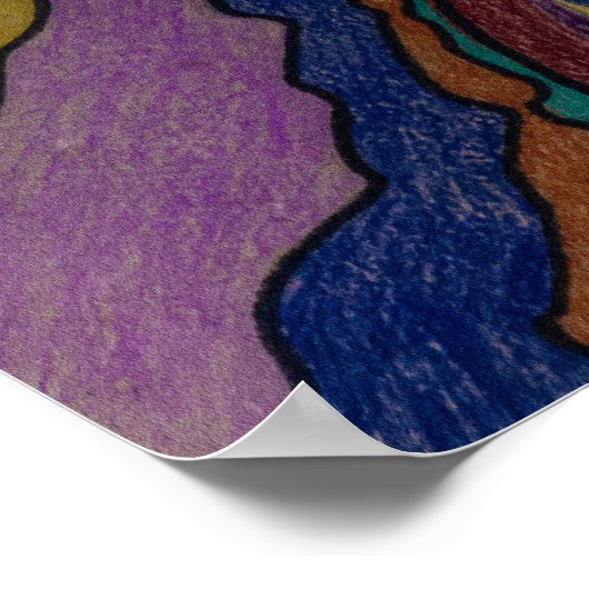 Mermaid-Poster Poster (Ecke)