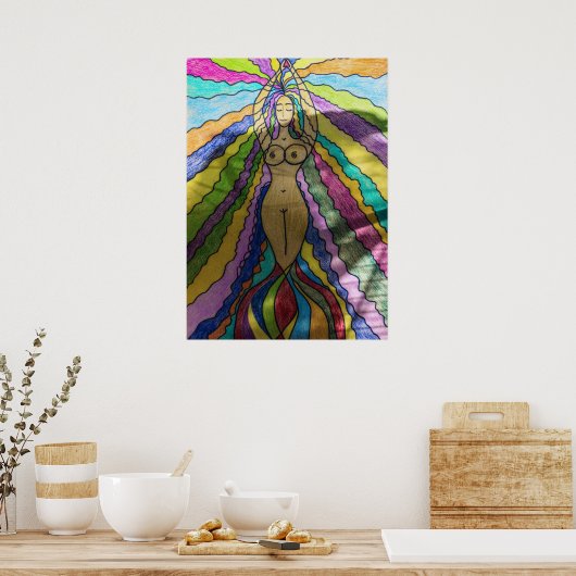 Mermaid-Poster Poster (Küche)