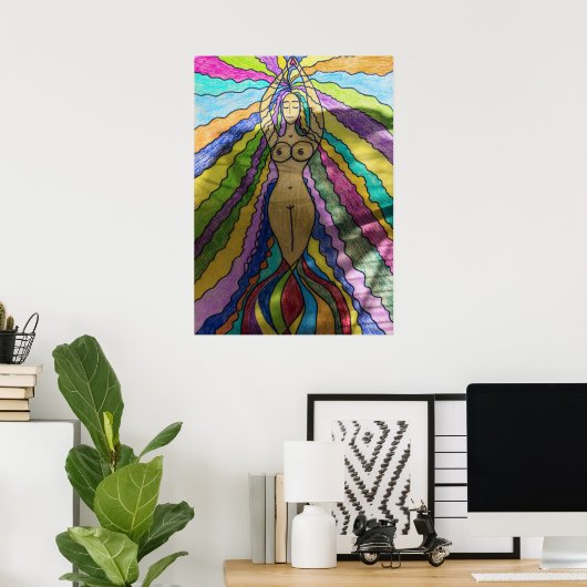 Mermaid-Poster Poster (Heimbüro)