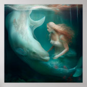 Mermaid-Poster Poster (Vorne)