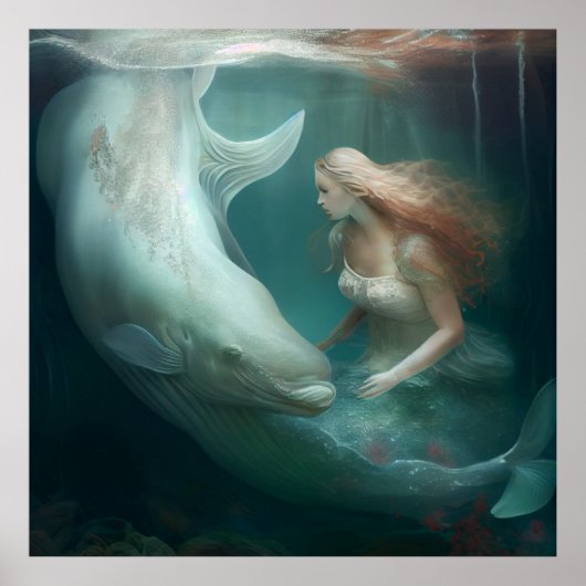 Mermaid-Poster Poster (Vorne)