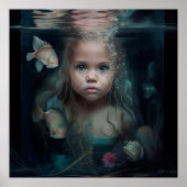 Mermaid-Poster Poster (Vorne)