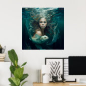 Mermaid-Poster Poster (Heimbüro)