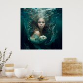 Mermaid-Poster Poster (Küche)